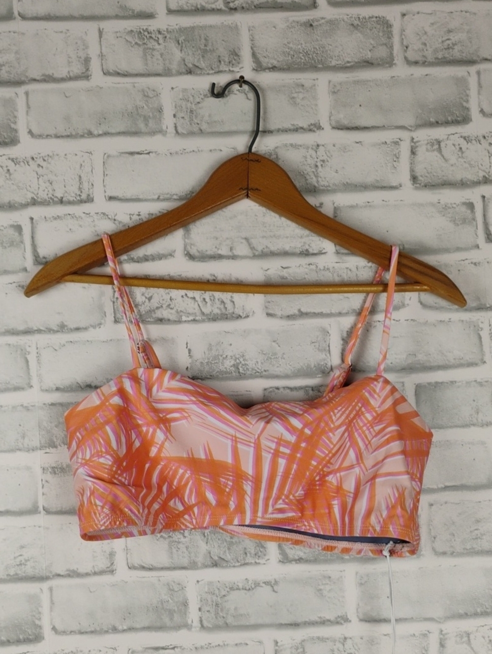 Jolyn Clothing Chika Bikini Top In Palm Jungle